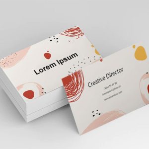 Tarjetas cartulina satinada 350 gr.