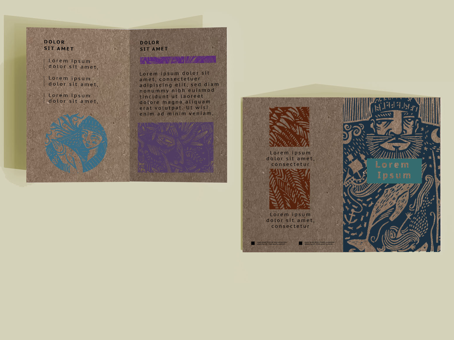 Tarjetas kraft 21x21 - Imagen 2